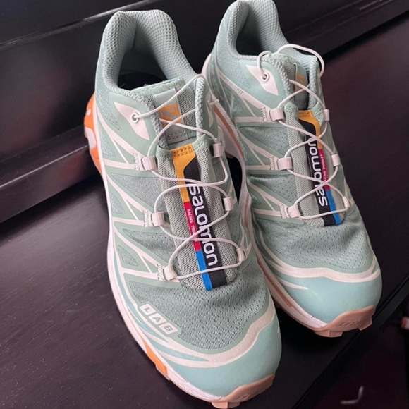 Brand New Salomon S-Lab XT6 Granite Green//Blazing Orange - Picture 1 of 6